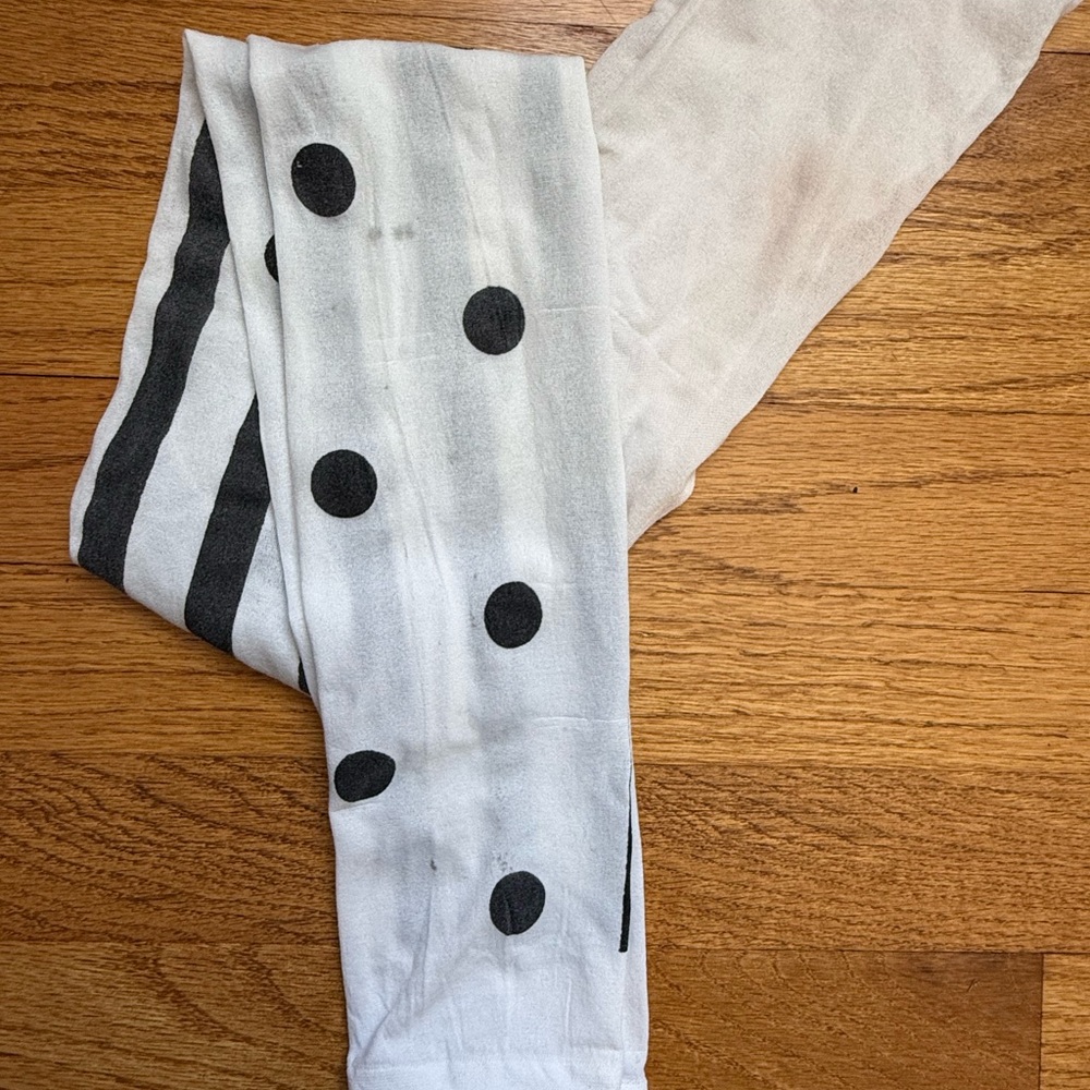Killer Clown Child Costume, size 8-10, black and white - Picture 10 of 15